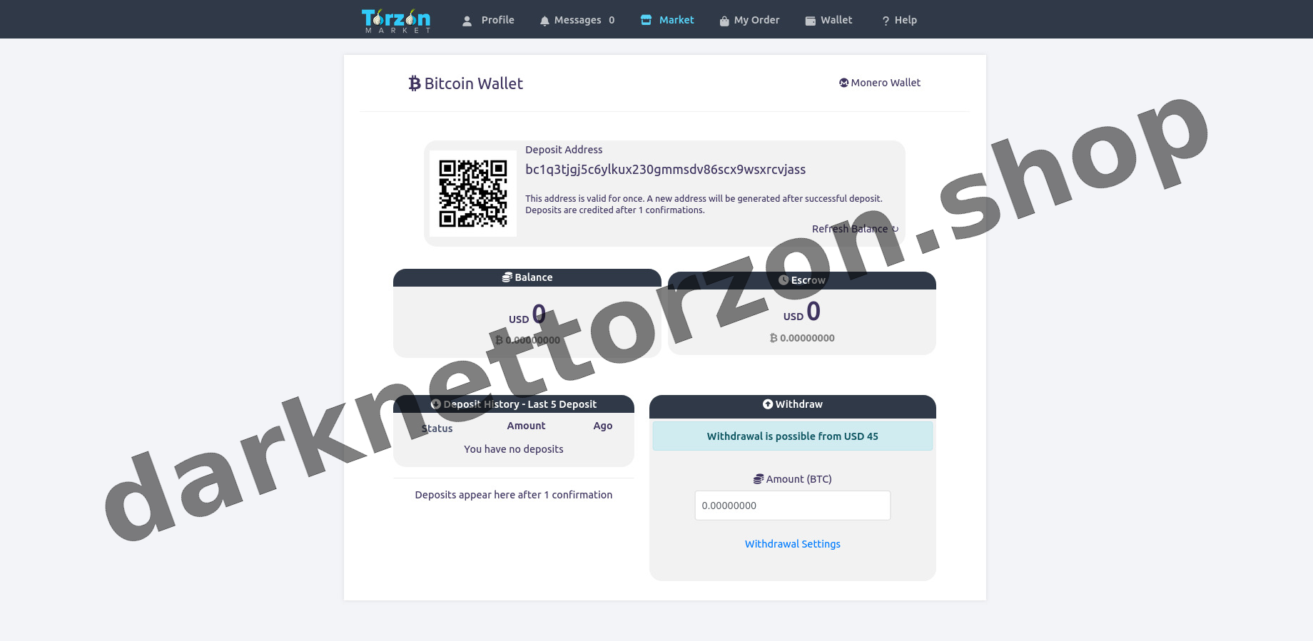 Main Market Dashboard